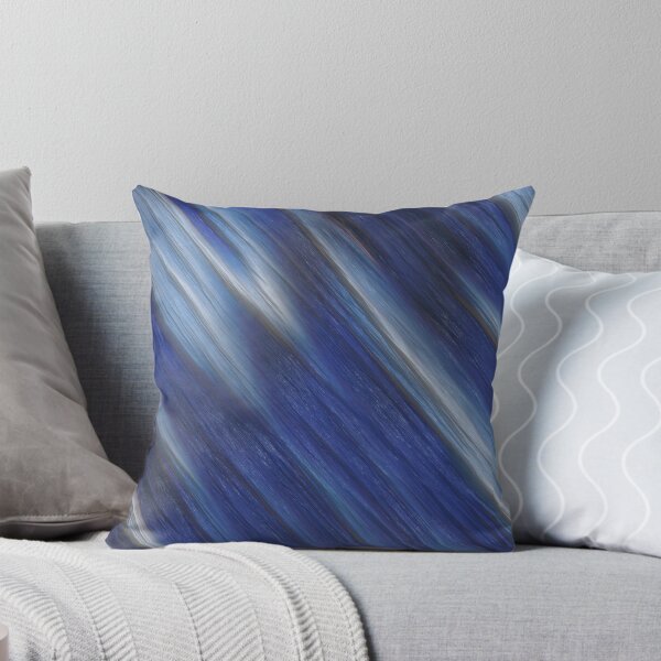 Item preview, Abstract Blue Silver Brushstroke Texture designed and sold by Sybille-Yates.