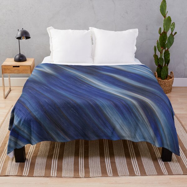 Item preview, Abstract Blue Silver Brushstroke Texture designed and sold by Sybille-Yates.
