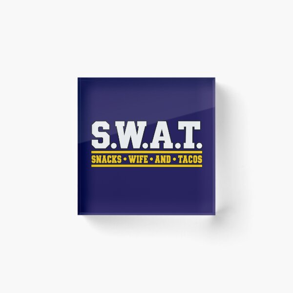 Item preview, SWAT Snacks Wife And Tacos Funny Food Husband Humor designed and sold by ZIGLWORKS.