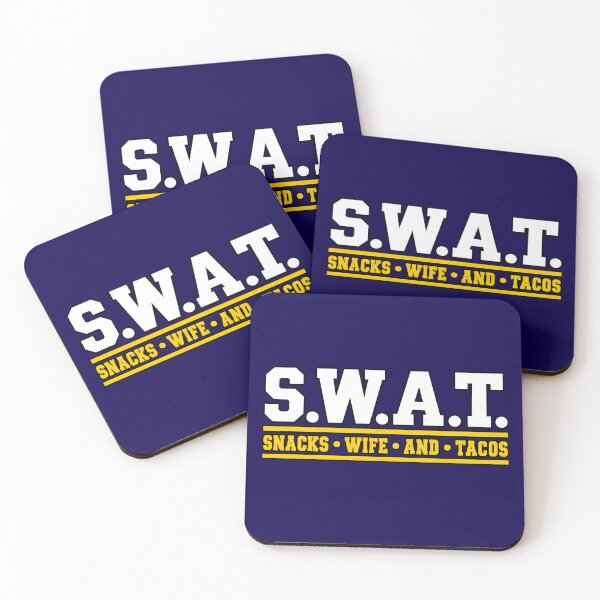 Item preview, SWAT Snacks Wife And Tacos Funny Food Husband Humor designed and sold by ZIGLWORKS.