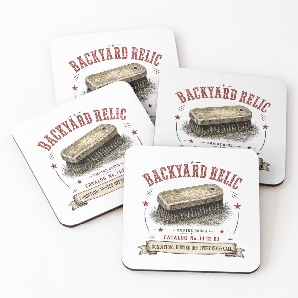 Item preview, Backyard Relic | Vintage Umpire Brush | Dusty Baseball Field Essential | Rustic Americana designed and sold by Mikoff04-arts.