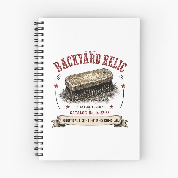 Item preview, Backyard Relic | Vintage Umpire Brush | Dusty Baseball Field Essential | Rustic Americana designed and sold by Mikoff04-arts.