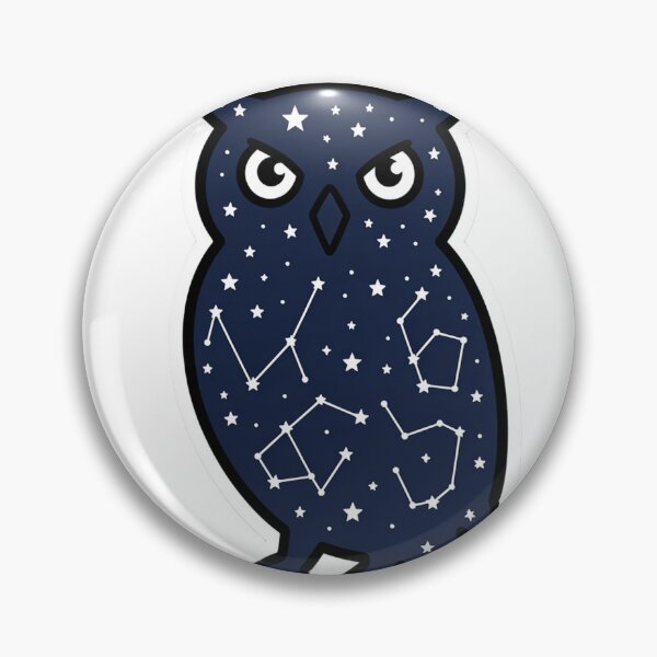 Item preview,  Celestial Constellation Owl Vector Sticker designed and sold by mrshadow113.