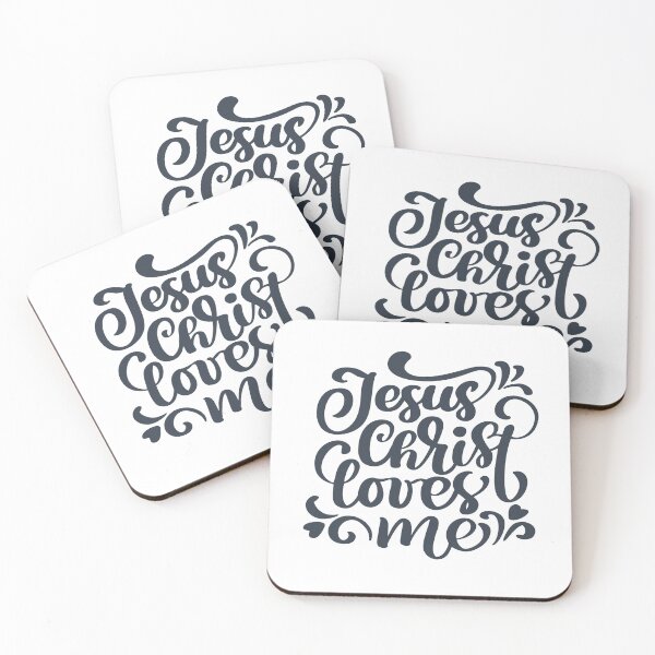 Item preview, JESUS CHRIST LOVES ME designed and sold by SudeeshArt.