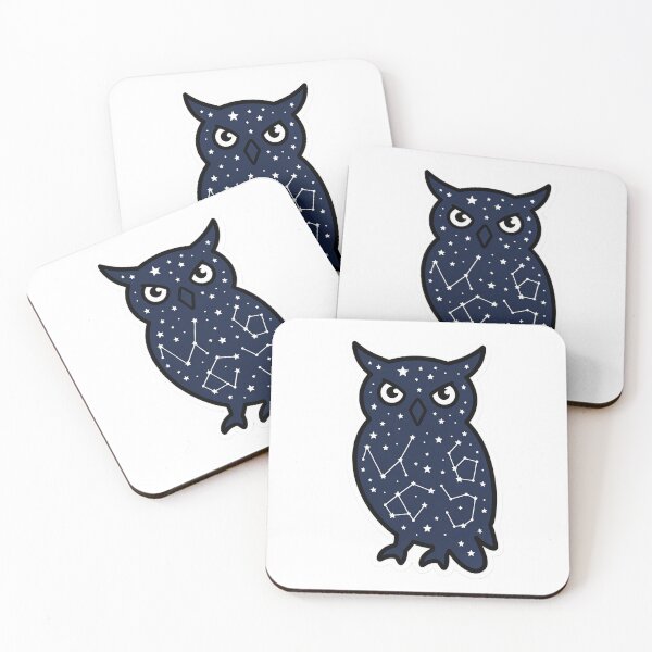 Item preview,  Celestial Constellation Owl Vector Sticker designed and sold by mrshadow113.