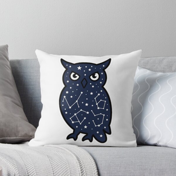 Item preview,  Celestial Constellation Owl Vector Sticker designed and sold by mrshadow113.
