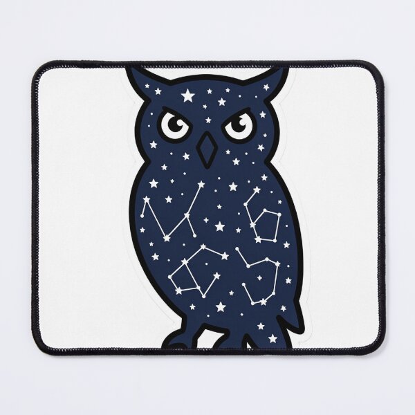 Item preview, Celestial Constellation Owl Vector Sticker designed and sold by mrshadow113.
