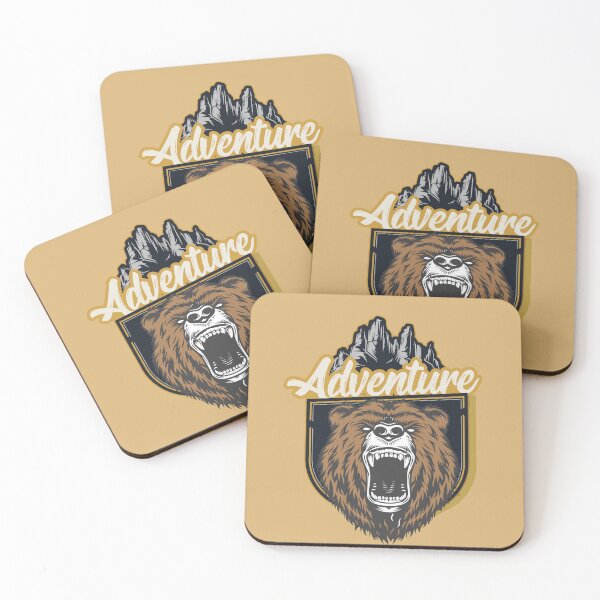 Item preview, Adventure Bear Mountain Illustration designed and sold by merona-design.