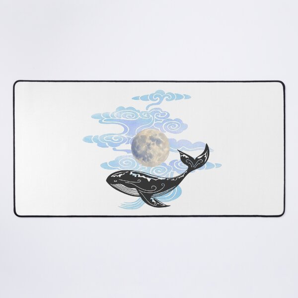 Item preview, Whale swimming beneath the moon designed and sold by BloomWears.