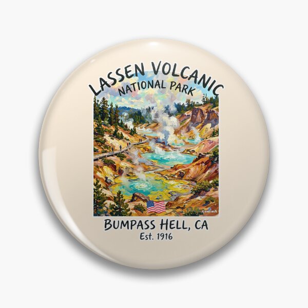 Item preview, Bumpass Hell Lassen Volcanic Park designed and sold by EvergreenPark - Tee Studio.