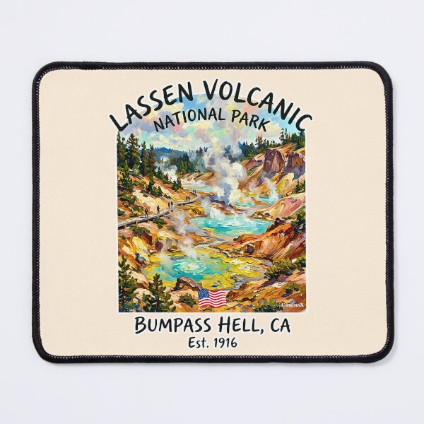 Item preview, Bumpass Hell Lassen Volcanic Park designed and sold by EvergreenPark - Tee Studio.