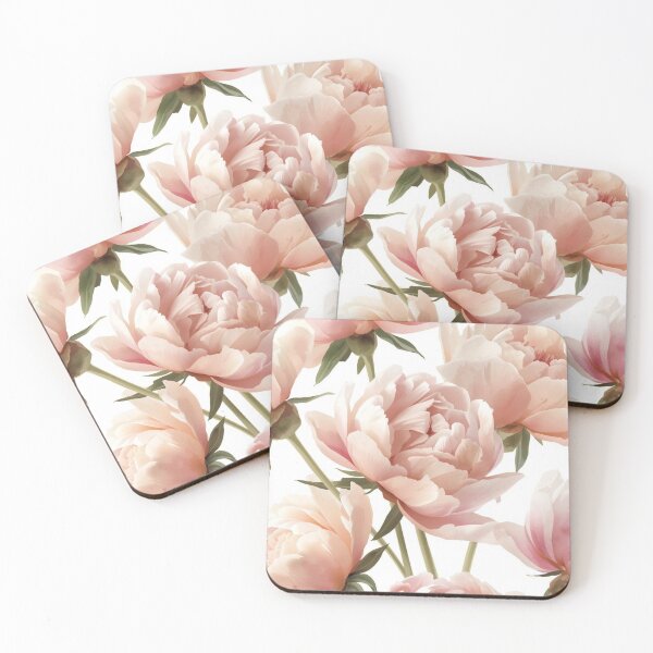 Item preview, Natural powder pink peony designed and sold by Art70shop.