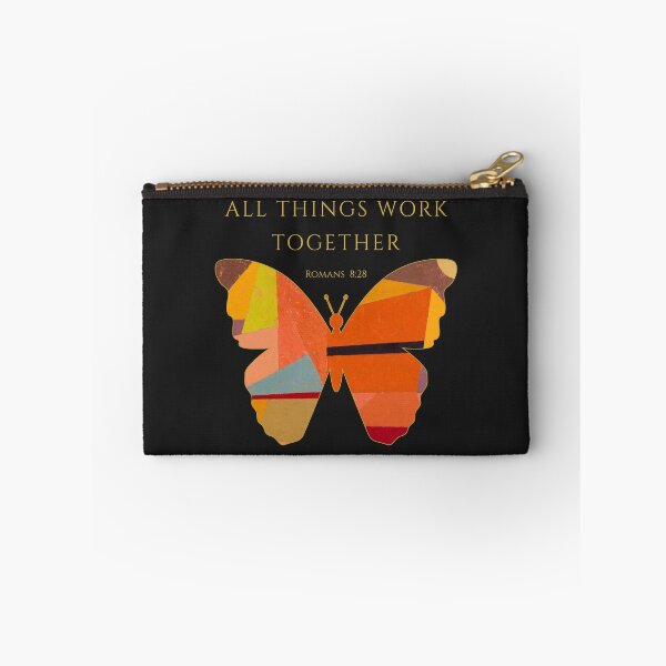 Item preview, ALL THINGS WORK TOGETHER | Romans 8:28 | Christian Butterfly designed and sold by KittenAndCo.