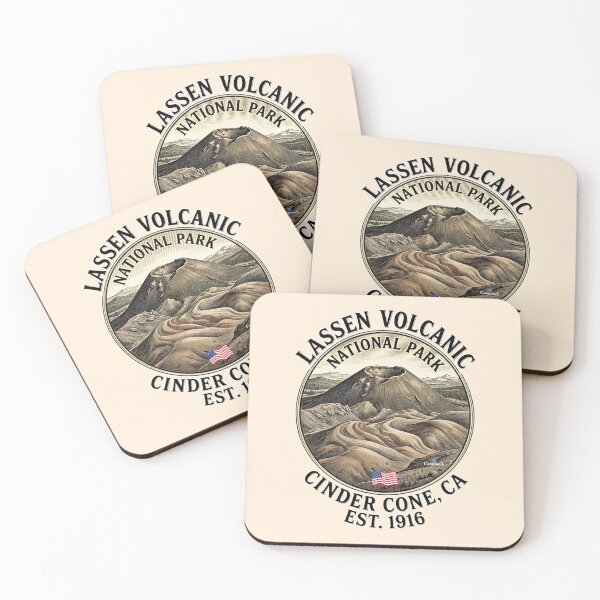 Item preview, Lassen Volcanic Cinder Cone Sticker designed and sold by EvergreenPark - Tee Studio.