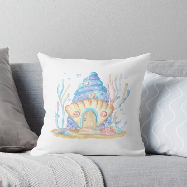 Item preview, Little fairy shell house in a coral garden for little dreamers designed and sold by ElenaValeto.
