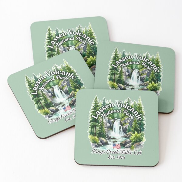 Item preview, Lassen Volcanic Park Watercolor designed and sold by EvergreenPark - Tee Studio.