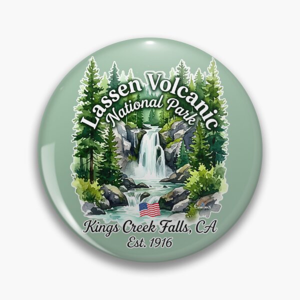 Item preview, Lassen Volcanic Park Watercolor designed and sold by EvergreenPark - Tee Studio.
