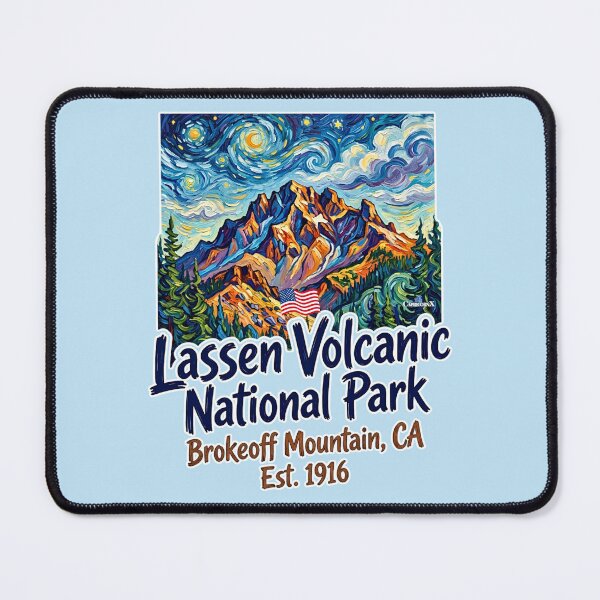 Item preview, Brokeoff Mountain Van Gogh Sticker designed and sold by EvergreenPark - Tee Studio.