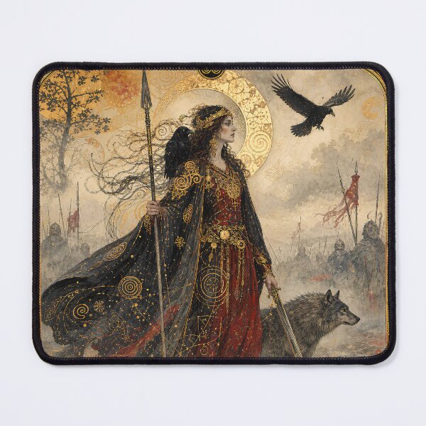 Item preview, The Morrigan, Phantom Queen of the Battlefield | Stoneflower-Art designed and sold by Stoneflower-Art.