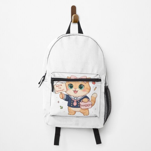 Item preview, Cute Back To School Cat Uniform First Day Lunchbox designed and sold by Moody Vibes Studio.