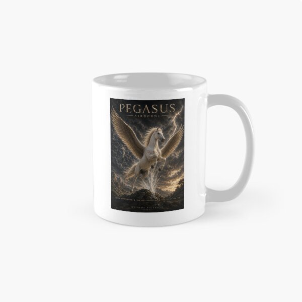 Item preview, Pegasus - Airborne | Greek Mythology Art designed and sold by Pop, Culture and Stuff.