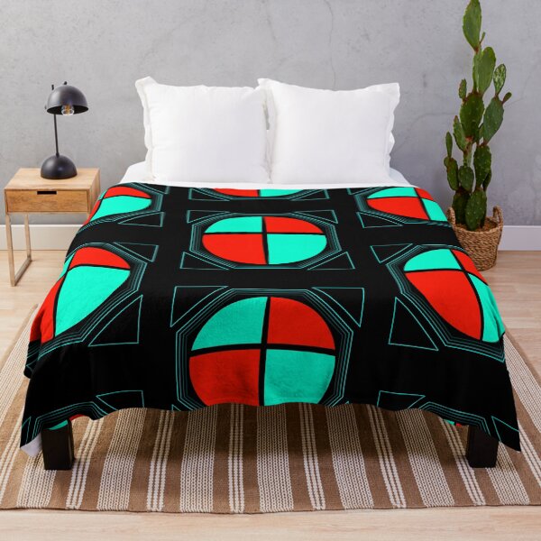 Item preview, Cyberpunk Neon Geometric Abstract Planet Art designed and sold by VOIDXX.