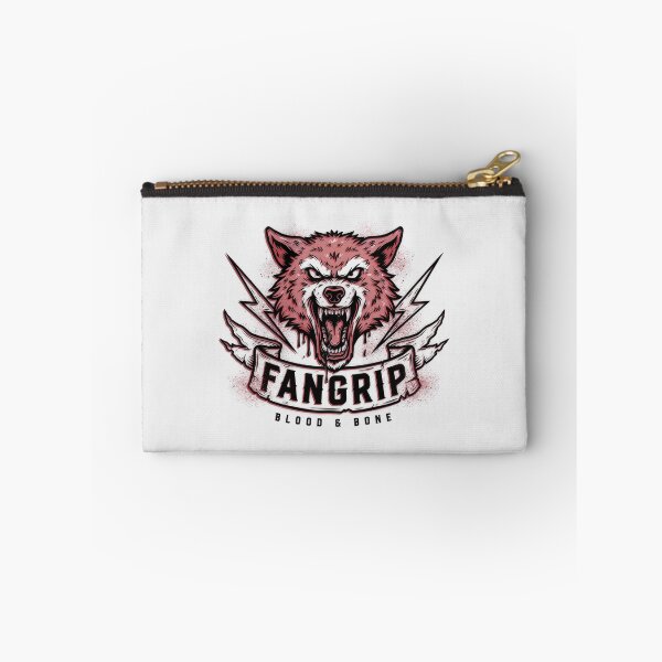 Item preview, Fangrip Red Wolf Snarling Fangs Deathcore Graphic designed and sold by Enea Kelo.