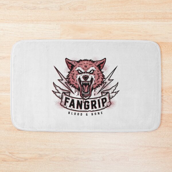 Item preview, Fangrip Red Wolf Snarling Fangs Deathcore Graphic designed and sold by Enea Kelo.