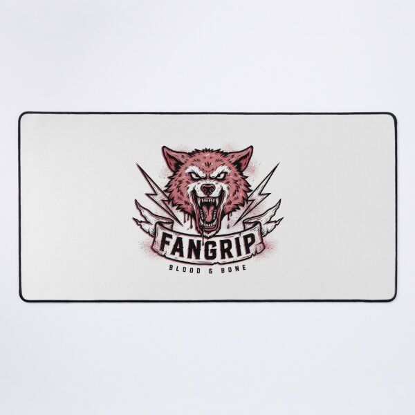 Item preview, Fangrip Red Wolf Snarling Fangs Deathcore Graphic designed and sold by Enea Kelo.
