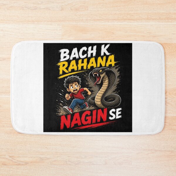 Item preview, Bach Ke Rehna Nagin Se – Funny Desi Graphic T-Shirt / Poster designed and sold by everyone cloth house.