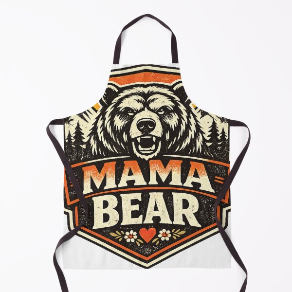 Item preview, Mama Bear – Retro Vintage Outdoor Mom Gift & Mother's Day Quote designed and sold by phassystore.