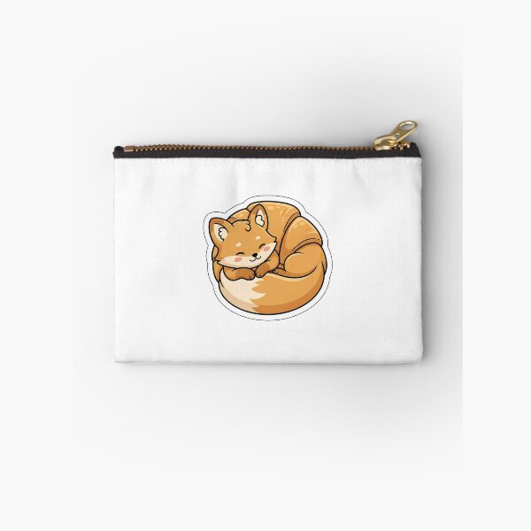 Item preview, French Croissant Fox - Buttery Pastry Animal Sticker designed and sold by SimpleP.