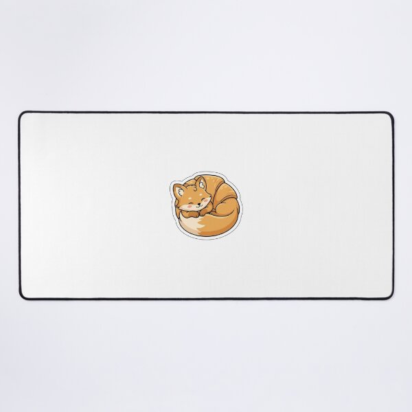 Item preview, French Croissant Fox - Buttery Pastry Animal Sticker designed and sold by SimpleP.