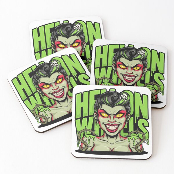 Item preview, Hell on Wheels Pinup Monster Girl Character designed and sold by smartlogo_factory.