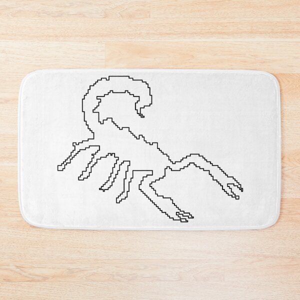 Item preview, Minimalist Pixel Art Scorpion Illustration designed and sold by FoxPix.