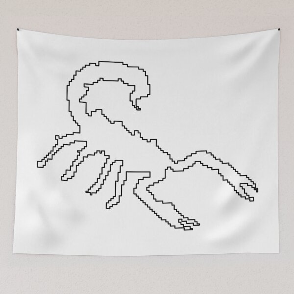 Item preview, Minimalist Pixel Art Scorpion Illustration designed and sold by FoxPix.