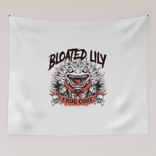 Item preview, Bloated Lily Frog Core Monster Toad Deathcore Graphic designed and sold by Enea Kelo.