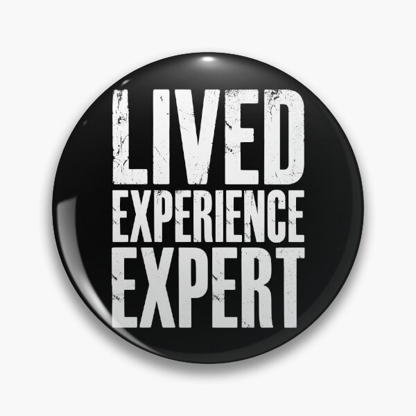 Item preview, Peer Support Specialist Lived Experience Expert Typography AUG-321 designed and sold by noberic.