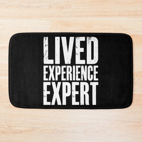Item preview, Peer Support Specialist Lived Experience Expert Typography AUG-321 designed and sold by noberic.