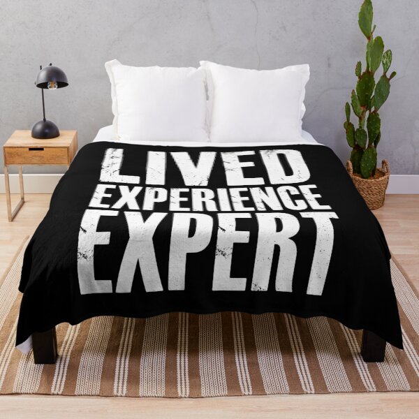 Item preview, Peer Support Specialist Lived Experience Expert Typography AUG-321 designed and sold by noberic.