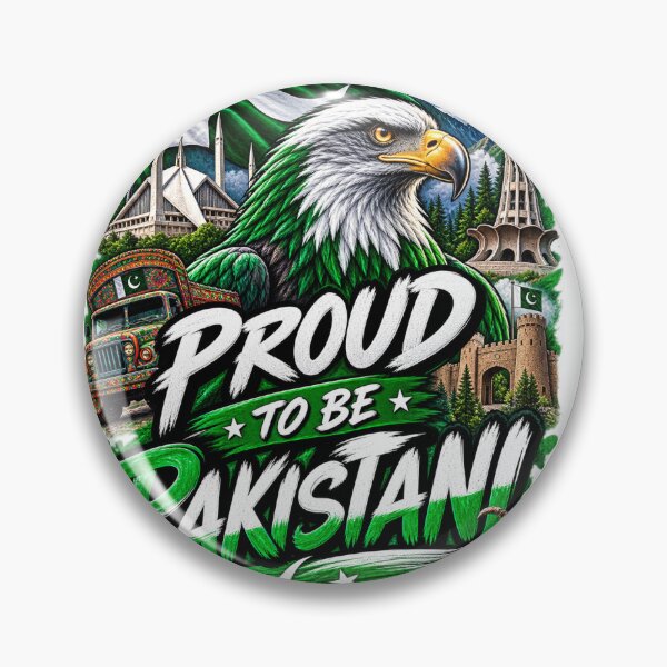 Item preview, Proud To Be Pakistani | Pakistan Culture & Heritage designed and sold by GlitchThreads.