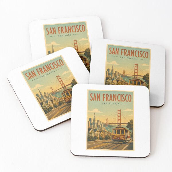 Item preview, San Francisco Vintage – Golden Gate | California Retro Travel Poster designed and sold by Vintage city life.
