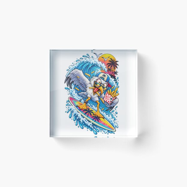 Item preview, Seagull Stealing Beach Fries  designed and sold by Mick G Designs.