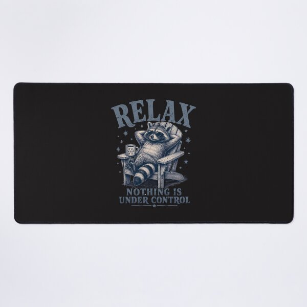 Item preview, Relax Nothing Is Under Control T-Shirt, Sarcastic Humor Shirt, Ironic Meme Shirt, Boxy Cropped Shirt, Funny Anxiety Shirts designed and sold by greatmar1.