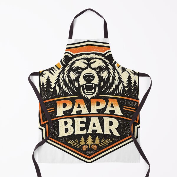 Item preview, Papa Bear – Retro Vintage Outdoor Dad Gift & Father's Day Quote designed and sold by phassystore.