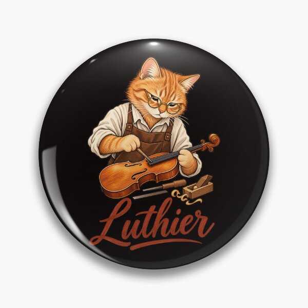 Item preview, Luthier Cat – Violin Maker & Traditional Woodworking Craft designed and sold by Tadeusz1.
