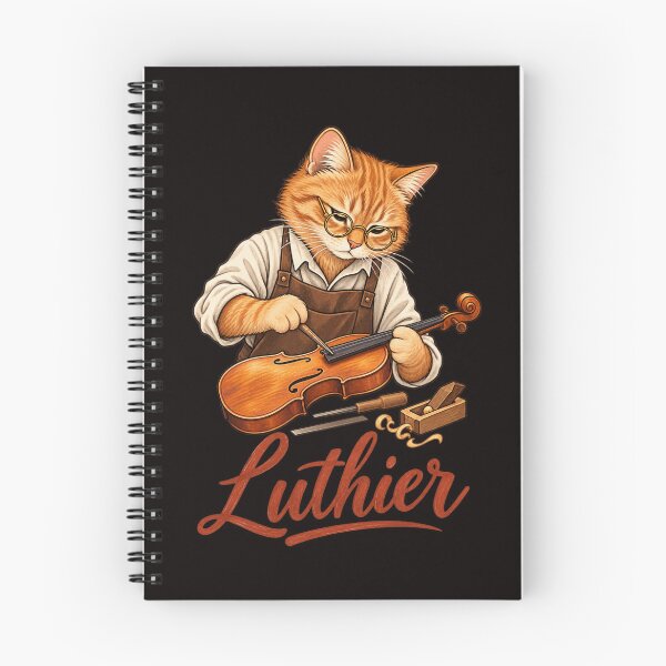 Item preview, Luthier Cat – Violin Maker & Traditional Woodworking Craft designed and sold by Tadeusz1.