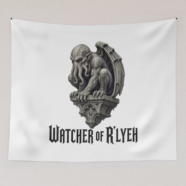 Item preview, Watcher of R'lyeh: Gothic Cthulhu Gargoyle designed and sold by Fenay Designs.