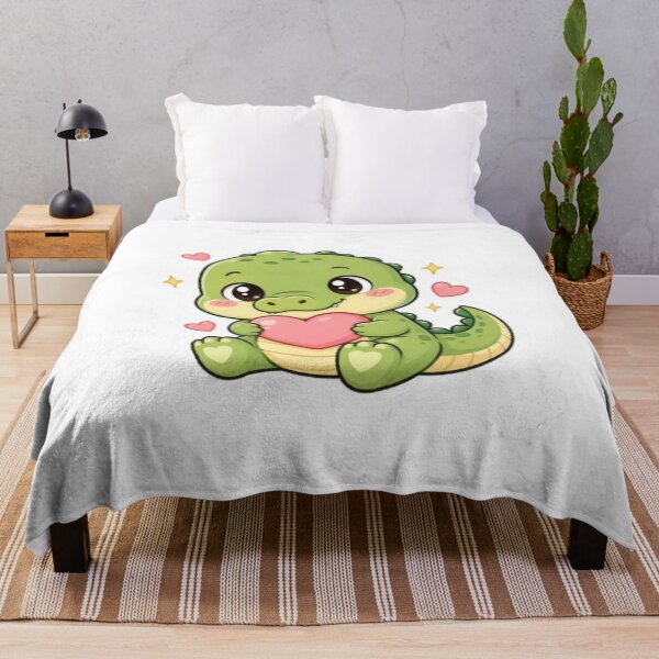 Item preview, Cute Kawaii Dinosaur Love Heart Design – Adorable Green Dino Gift & Cute Animal Artwork designed and sold by Vegasstickers.
