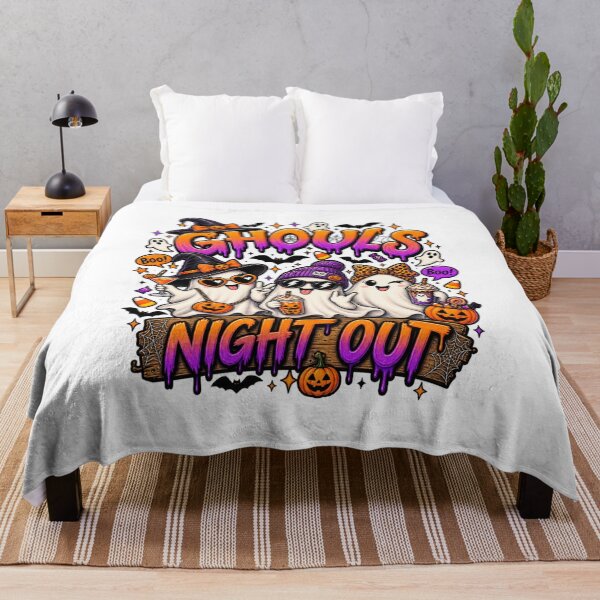 Item preview, Ghosts Night Out Halloween – Cute Spooky Girls Ghost Party Autumn Design designed and sold by Ayden World.